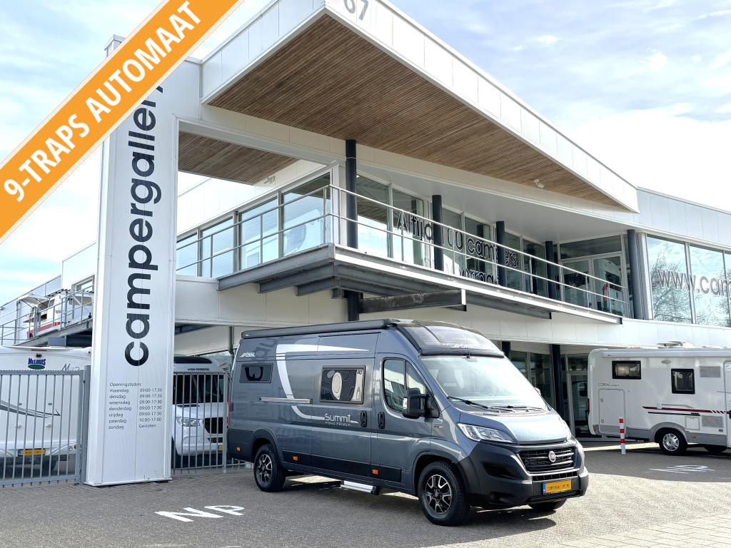 Pössl Summit Prime 640 9-TR AUTOMAAT ENKELE BEDDEN 160PK !, Caravans en Kamperen, Automaat, Fiat, Pössl, Bedrijf