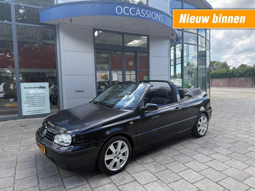 Volkswagen GOLF 1.8-CABRIOLET-LMV-MOOIE AUTO!!, Gebruikt, 4 cilinders, Cabriolet, 4 stoelen