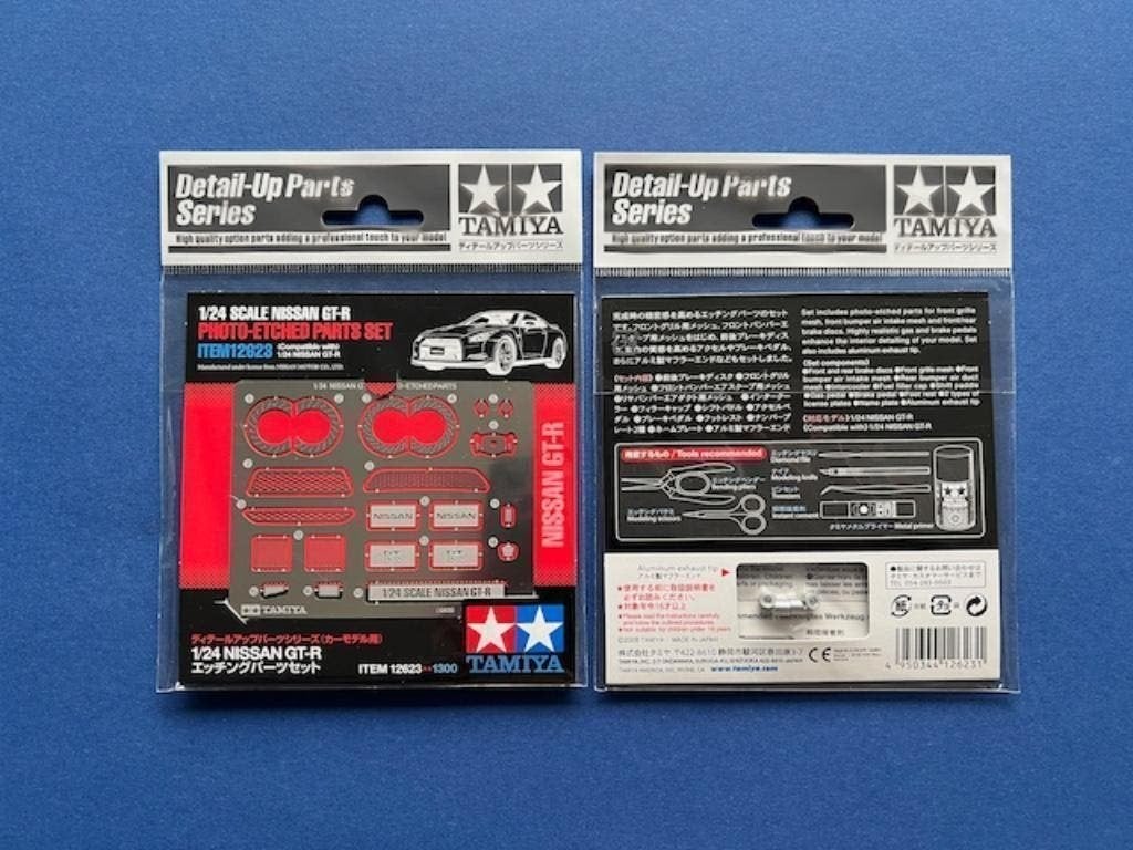 Tamiya	12623	Nissan GT-R Photo-Etched Parts Set	1/24, 1:32 tot 1:50, Nieuw, Ophalen of Verzenden, Italeri