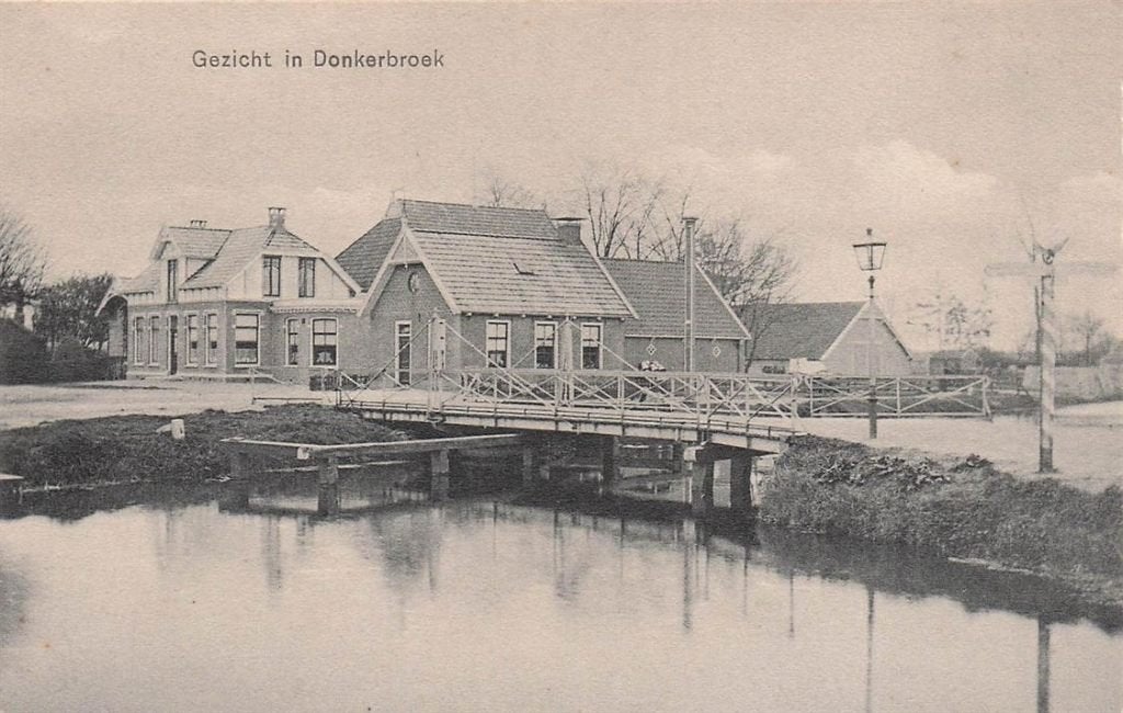 703-035-005 Gezicht In Donkerbroek, Verzenden, Voor 1920, Friesland