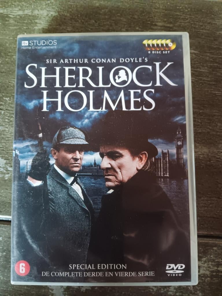 Sherlock Holmes - Complete Derde en Vierde Serie DVD Boxset, Cd's en Dvd's, Boxset, Drama, Ophalen of Verzenden, Zo goed als nieuw