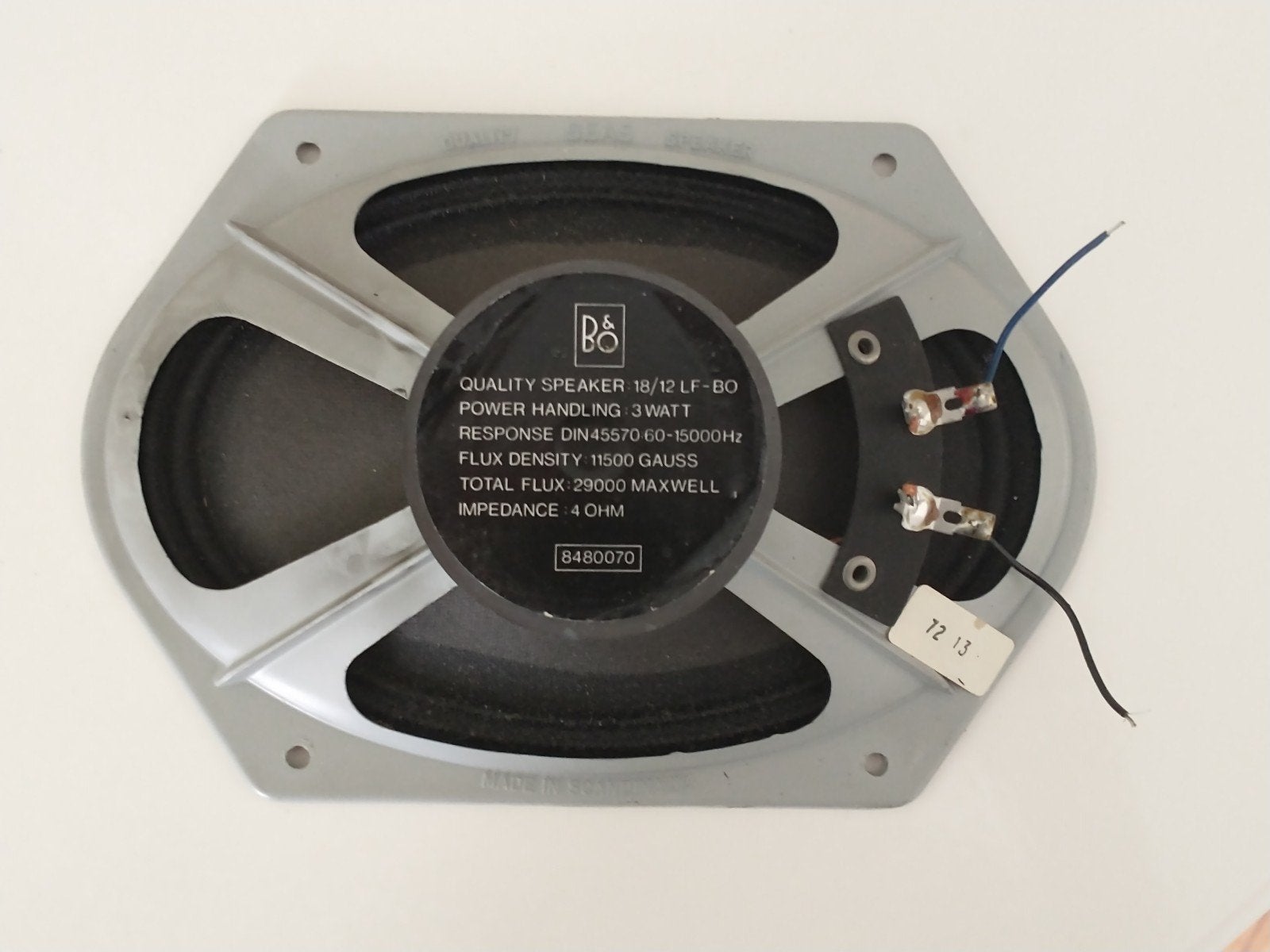 B&O speaker, Ophalen of Verzenden, Minder dan 60 watt, Overige typen, Overige merken