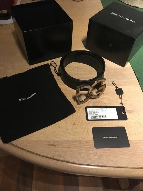 DOLCE & GABBANA riem voor heren te koop! Zwart - 85 cm., Dolce & Gabbana, Zwart, Ophalen of Verzenden, Riem of Ceintuur