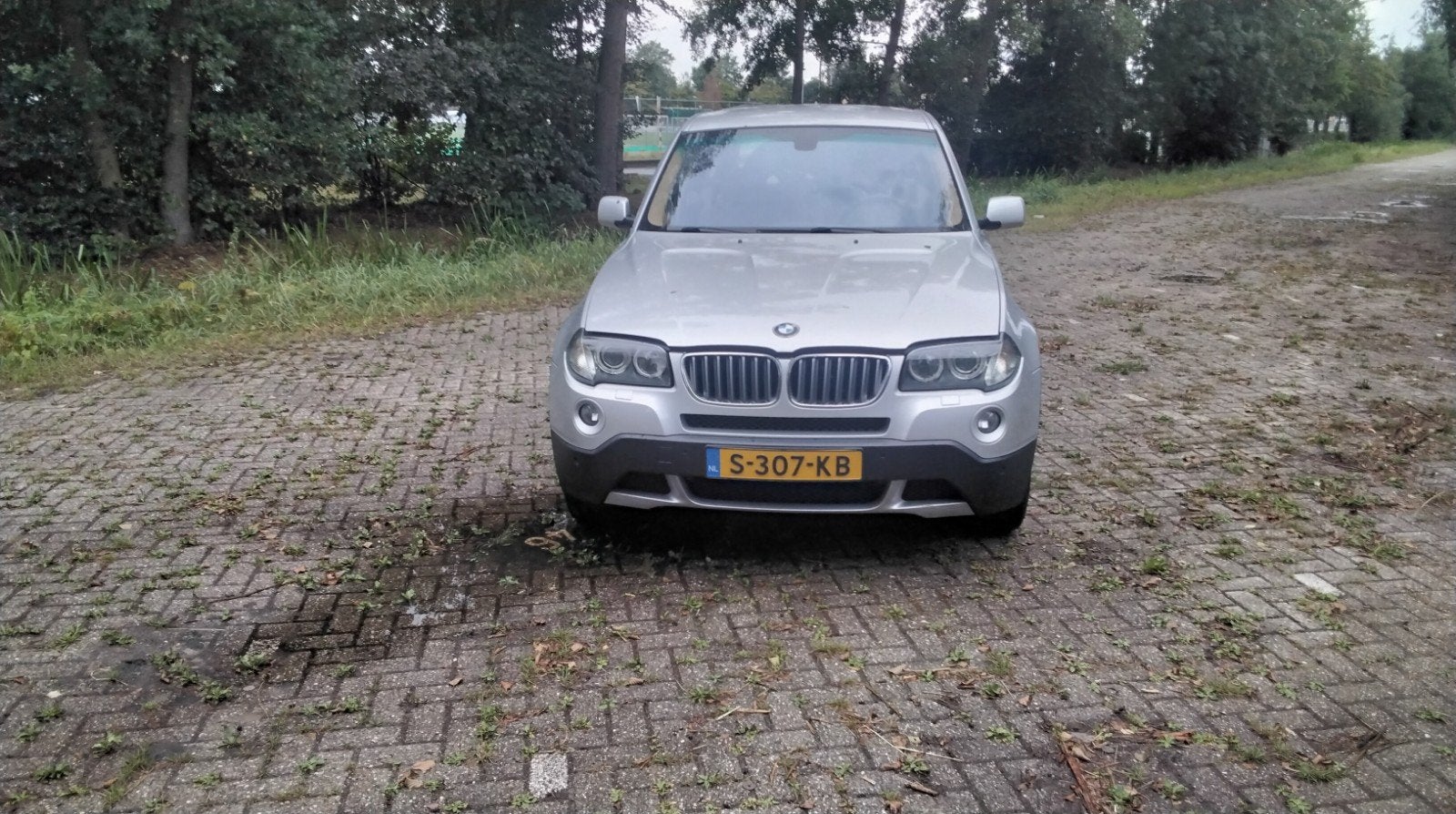 BMW X3 2.5 SI AUT 2006 Grijs     195000 km, Auto's, BMW, Automaat, 1730 kg, 1800 kg, 2497 cc