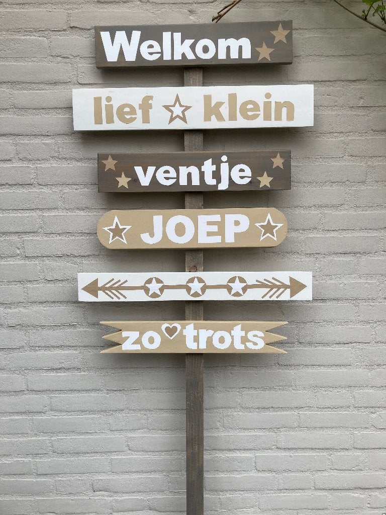 Foto 18 van geboorte bord jongen en meisje