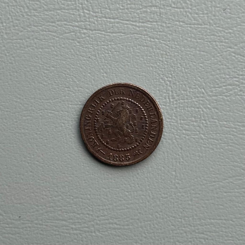 1/2 cent 1885, Postzegels en Munten, Munten | Nederland, Ophalen of Verzenden, Koning Willem III, Overige waardes
