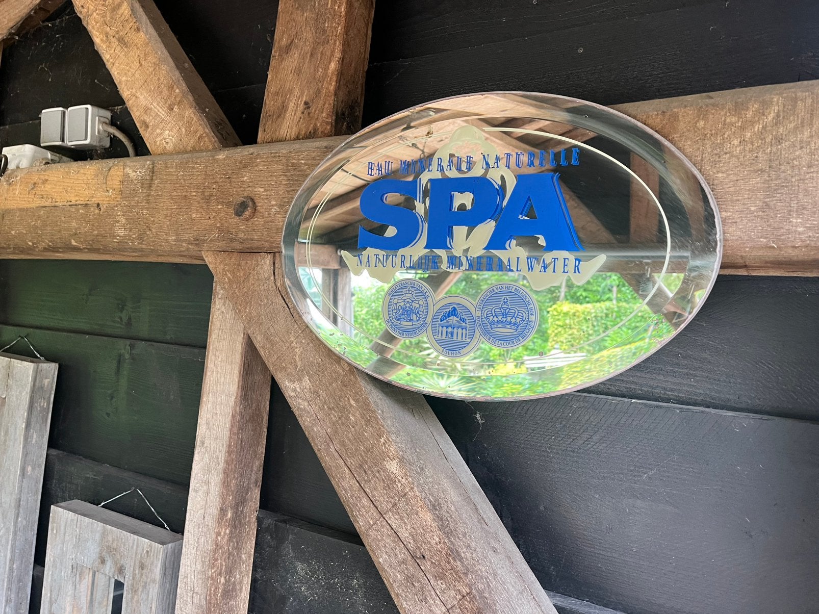 Mooie Spa spiegel, Huis en Inrichting, Ophalen of Verzenden, Zo goed als nieuw, Rechthoekig, Minder dan 100 cm