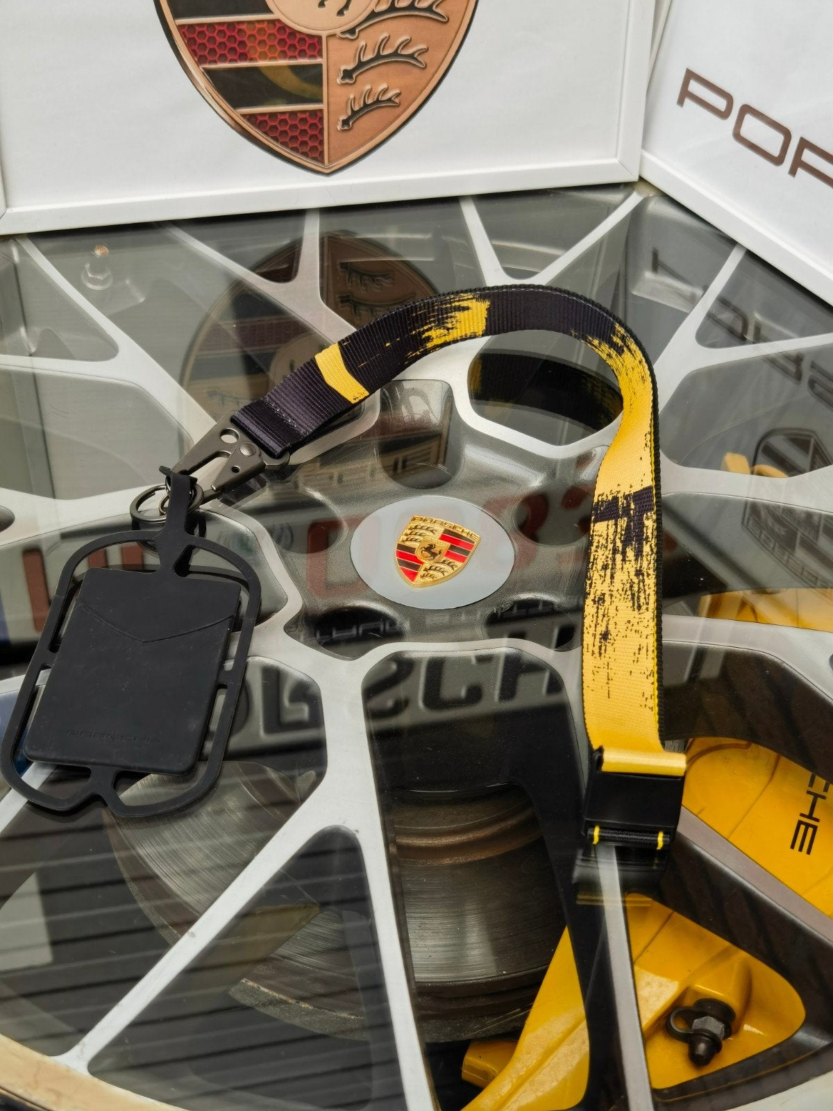 nieuw origineel porsche keycord / porsche sleutelhanger, Verzamelen, Sleutelhangers, Ophalen of Verzenden, Nieuw, Merk