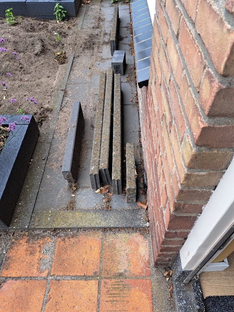 Bandjes, Tuin en Terras, Tegels en Klinkers, Ophalen, Gebruikt, Overige typen, Minder dan 5 m²
