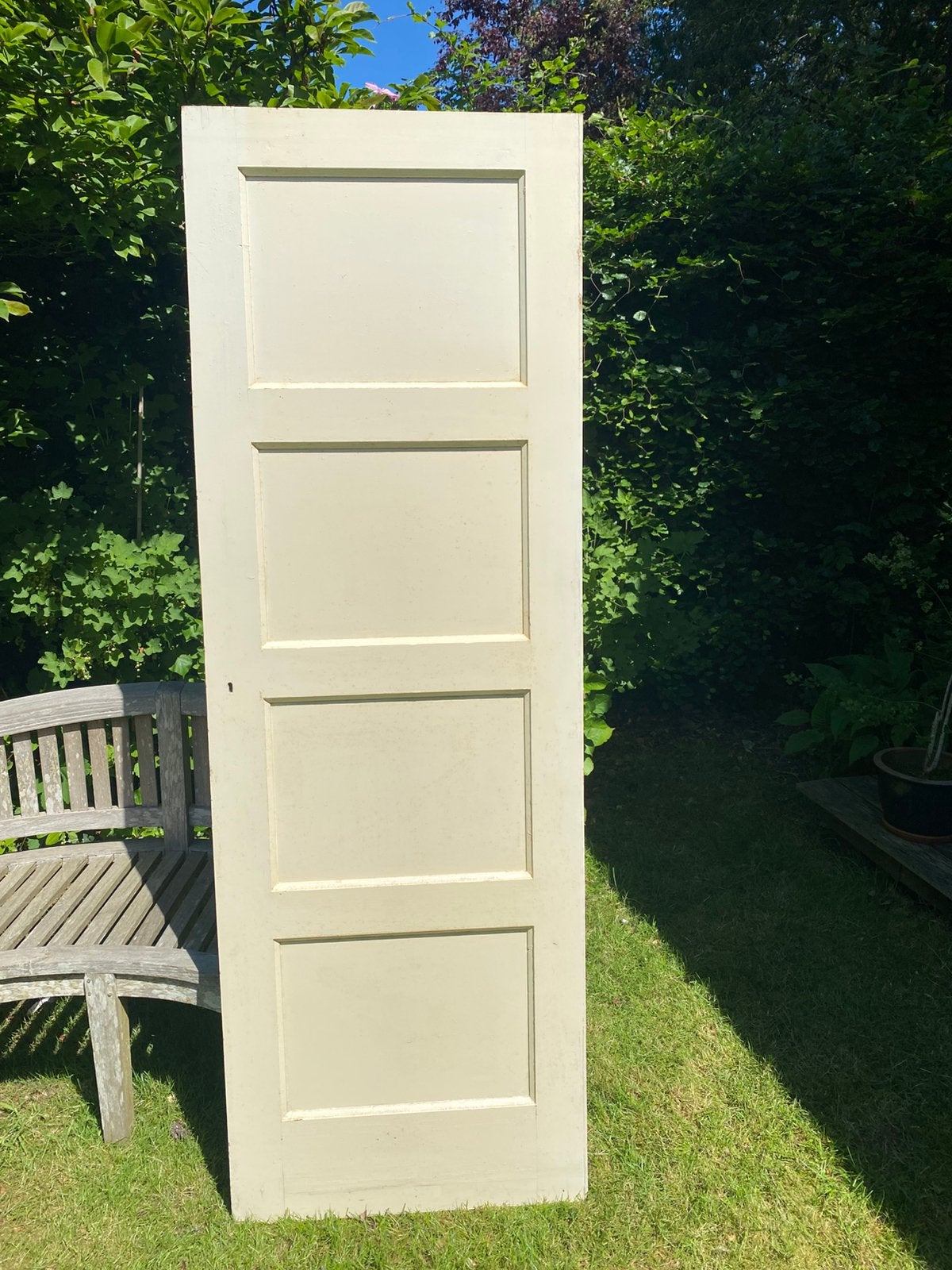 Paneeldeur met 4 panelen - H 201cm, B 67,8cm, Ophalen, Gebruikt, Minder dan 80 cm, Binnendeur
