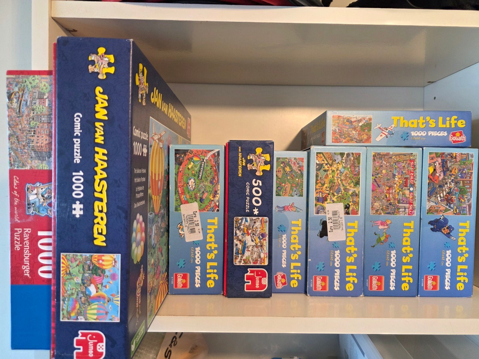 Diverse puzzels, Ophalen, 500 t/m 1500 stukjes, Gebruikt, Legpuzzel