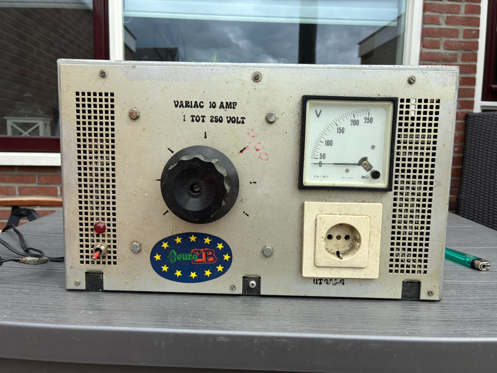 Variac 10 Amp 1 tot 250 Volt - Werking Onbekend, Ophalen, Niet werkend, 120 watt of meer, Overige merken