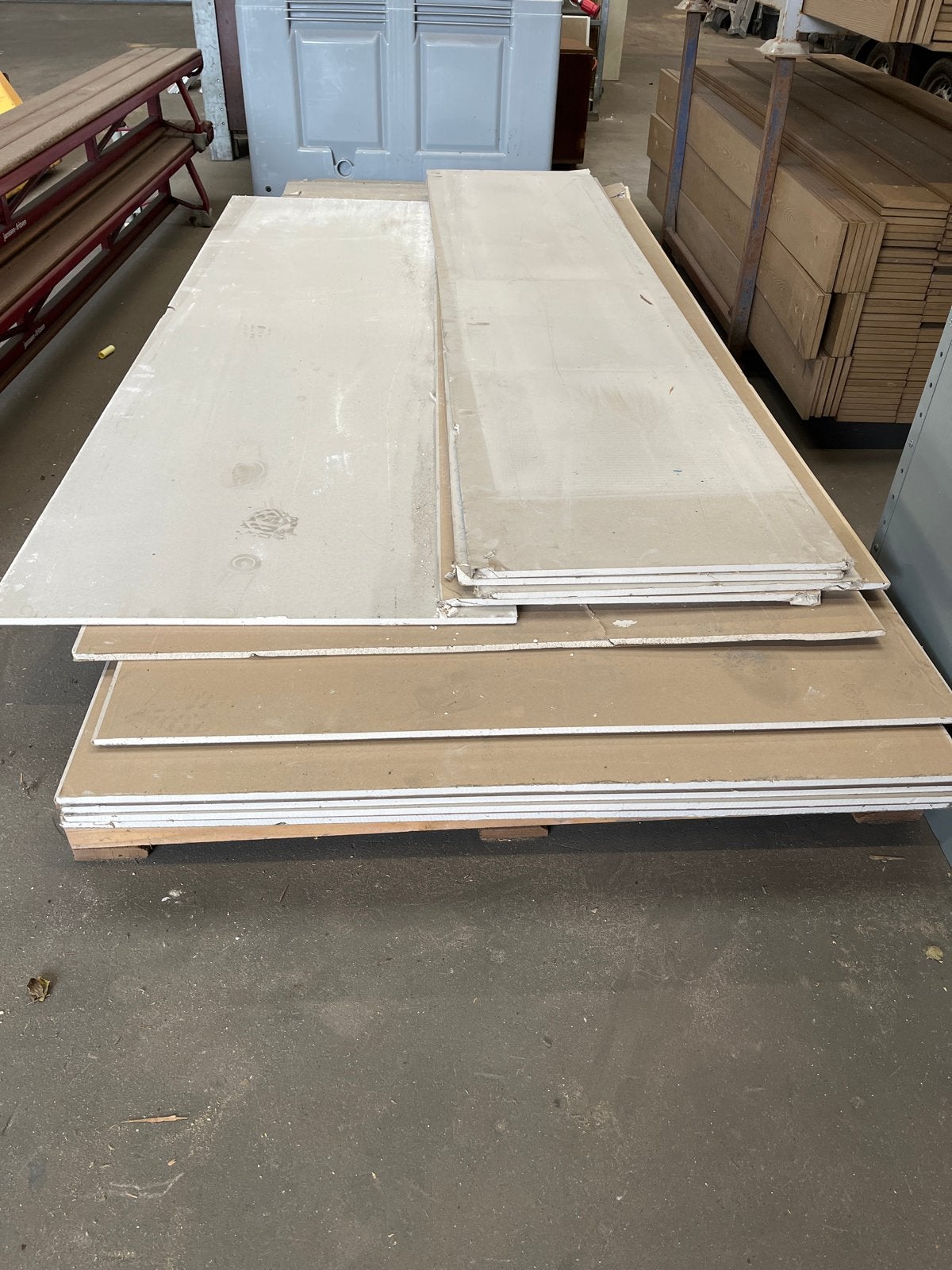 Gipsplaten - Diverse afmetingen, Ophalen, Gebruikt, Overige materialen, Minder dan 20 mm