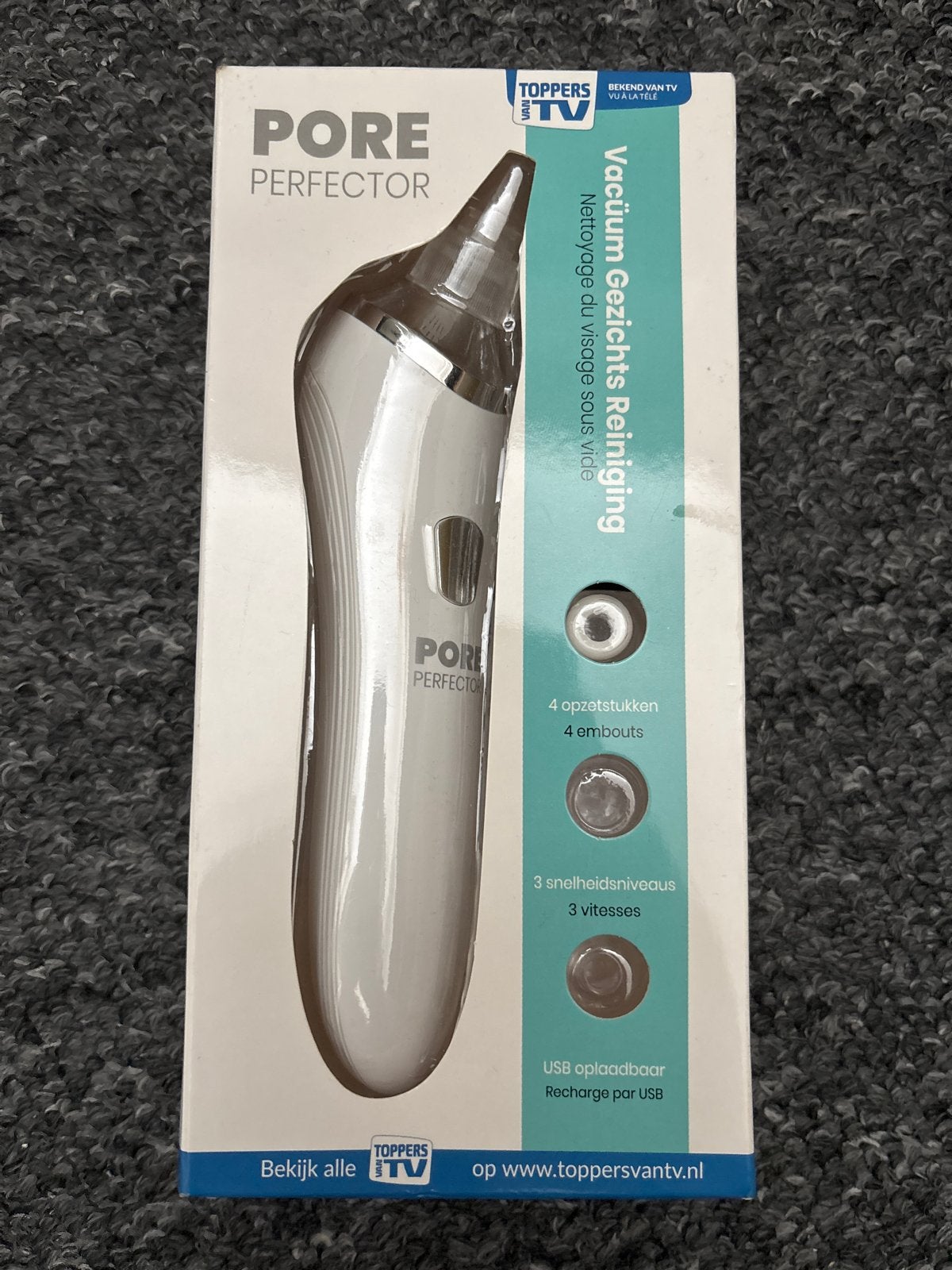 Pore Perfector Vacuum Gezichtsreiniging - Nieuw in doos, Ophalen, Nieuw, Overige typen