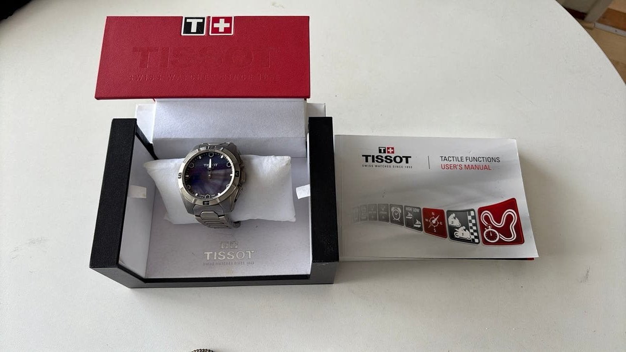 Tissot horloge, Ophalen, Zo goed als nieuw, Staal, Overige merken