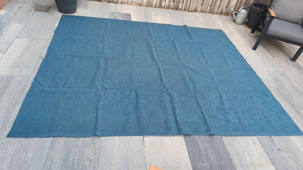 Blauw tenttapijt - 295x250 cm, Ophalen of Verzenden