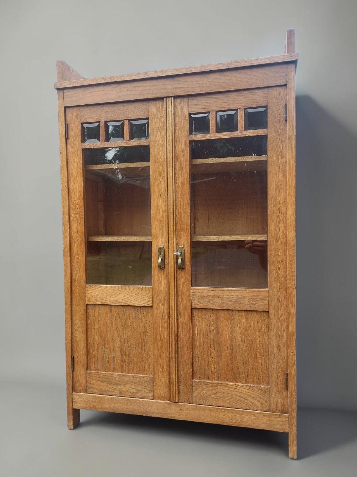 Art Deco Boekenkastje – Amsterdamse School kastje 1920, Antiek en Kunst, Antiek | Meubels | Kasten, Ophalen