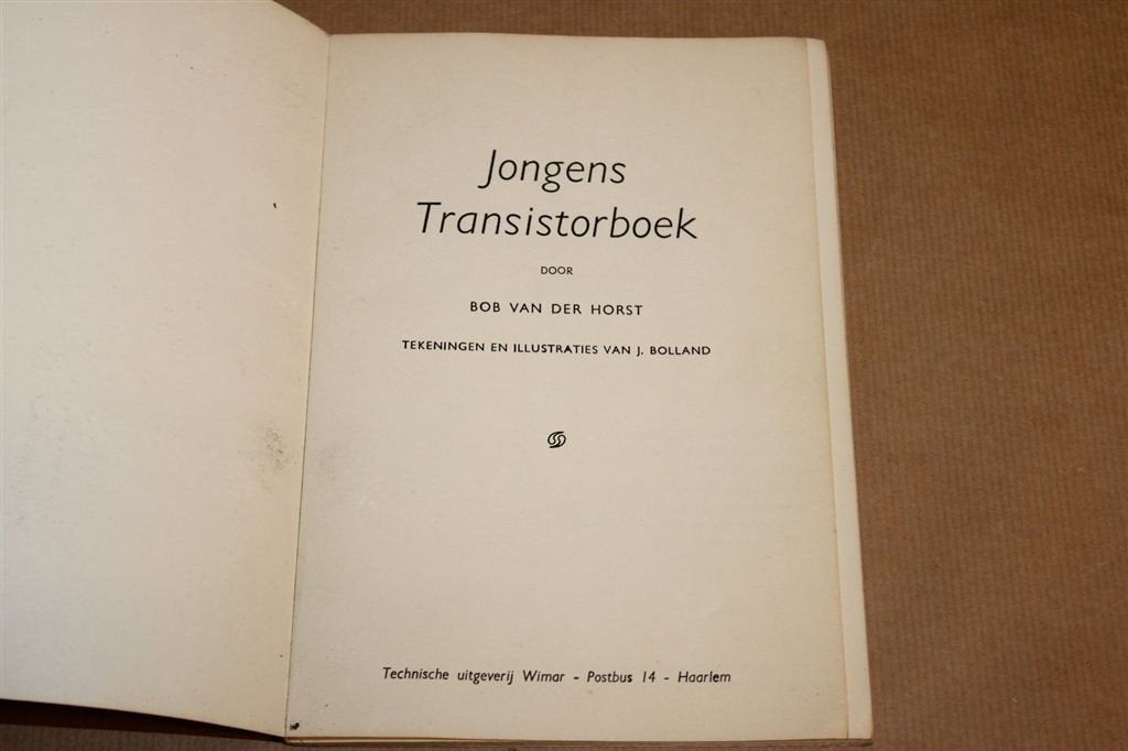 Jongens Transistorboek — Vintage Radiotechniek 1959, Ophalen of Verzenden, Gelezen