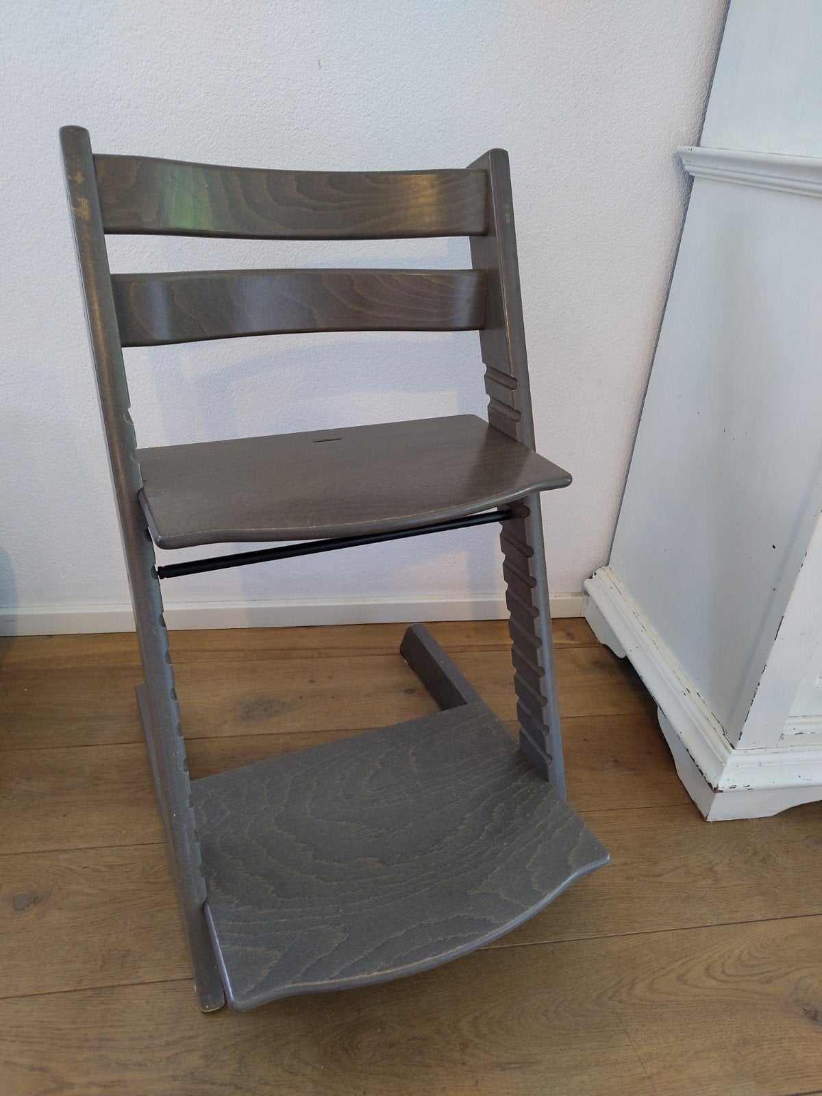 Stokke Tripp Trapp meegroeistoel - Grijs, Ophalen, Gebruikt, Meegroeistoel, Aanschuifbaar