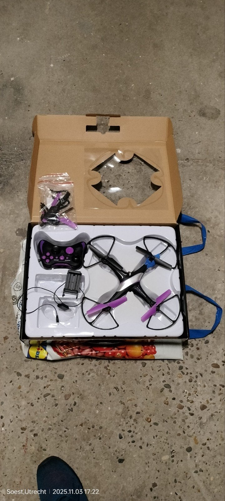 FPV Ventura Drone met camera en extra propellers, Basiskwaliteit, Overige merken, Minder dan 100 meter, Zo goed als nieuw