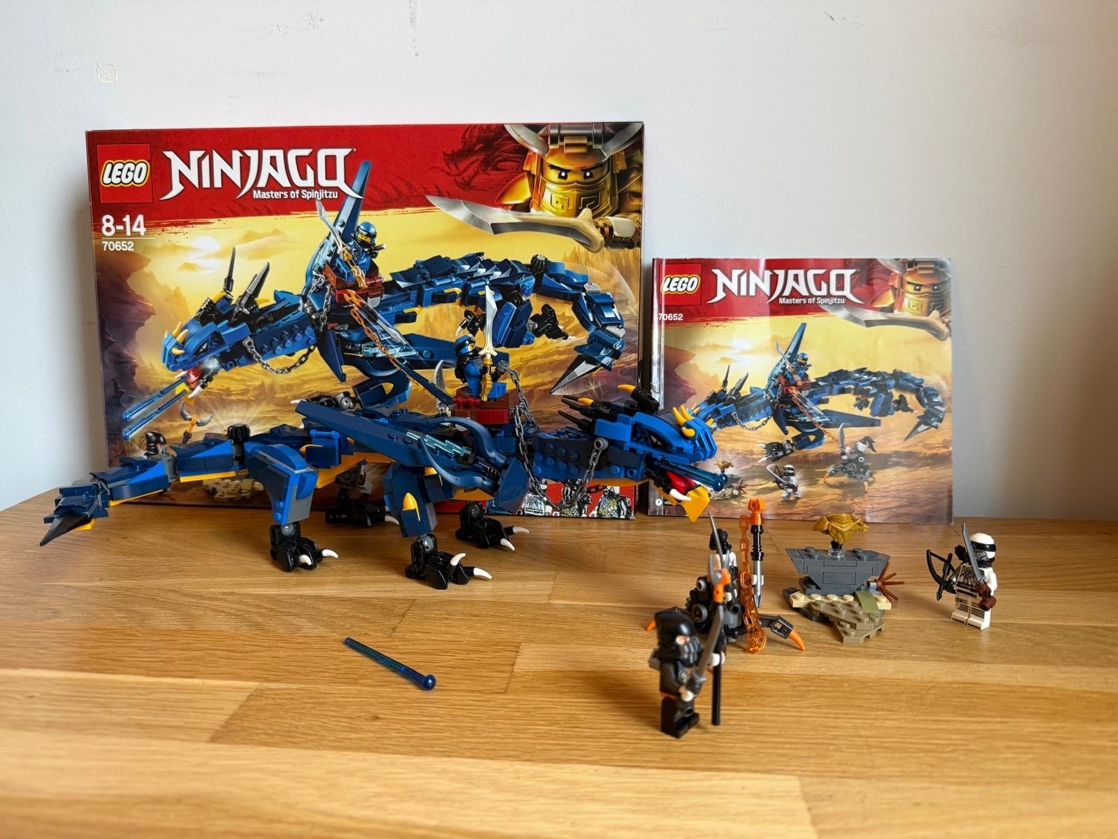 LEGO Ninjago Stormbringer Draak 70652 met doos en boekje, Ophalen, Zo goed als nieuw