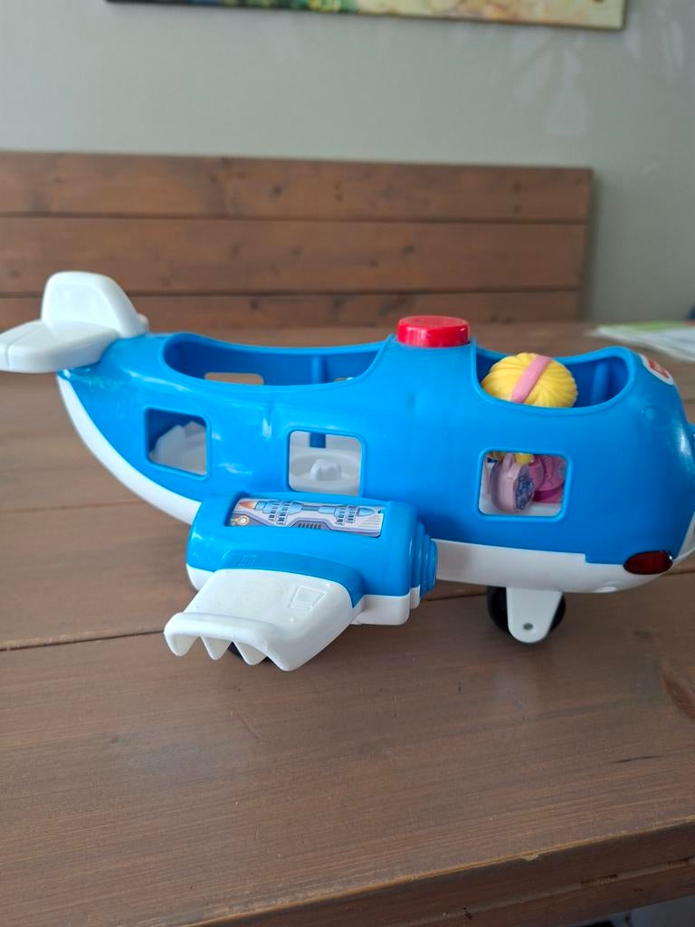 Fisher-Price Little People Vliegtuig (excl. piloot), Ophalen of Verzenden, Gebruikt