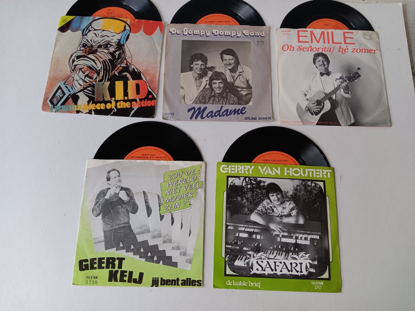 telstar singles, Cd's en Dvd's, Ophalen of Verzenden, Gebruikt, Nederlandstalig