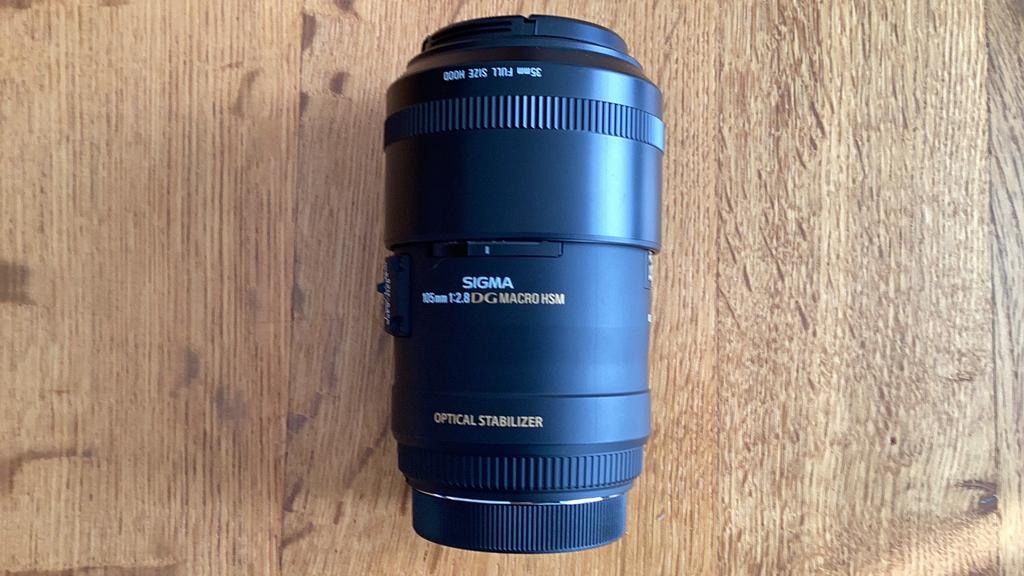 Sigma AF 105mm f/2.8 EX DG Macro OS HSM Canon, Ophalen, Zo goed als nieuw, Overige typen