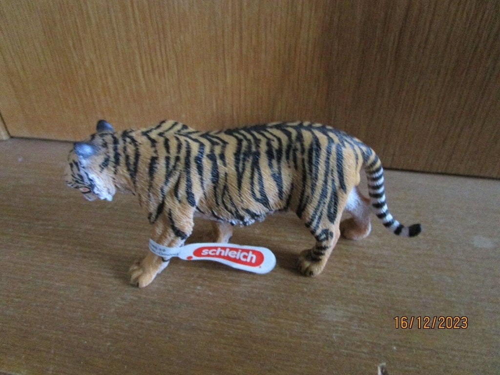 Schleich 17003 tijger, dierfiguur, Verzenden, Zo goed als nieuw, Wild dier, Beeldje of Figuurtje