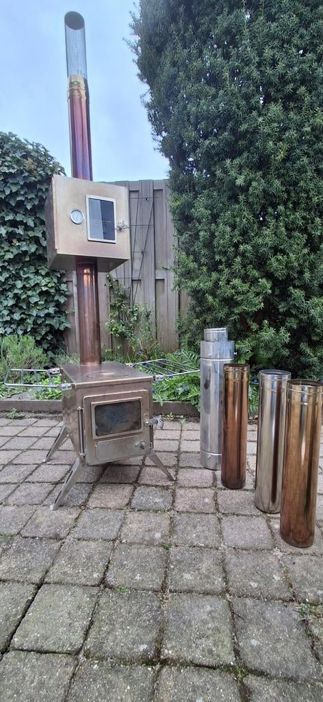 Winnerwell Nomad Large Tentkachel met Pijpoven, Ophalen, Gebruikt