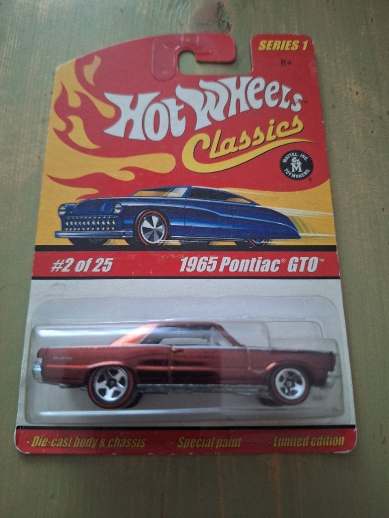 Hot Wheels Classics 1965 Pontiac GTO #2/25, Ophalen of Verzenden, Zo goed als nieuw, Auto
