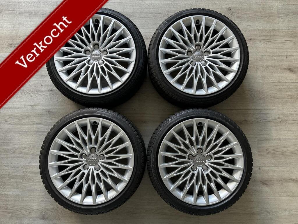 Originele VW Audi A3 RS Seat Skoda 5x112 18inch velgen band, Ophalen, Gebruikt, Banden en Velgen, Winterbanden