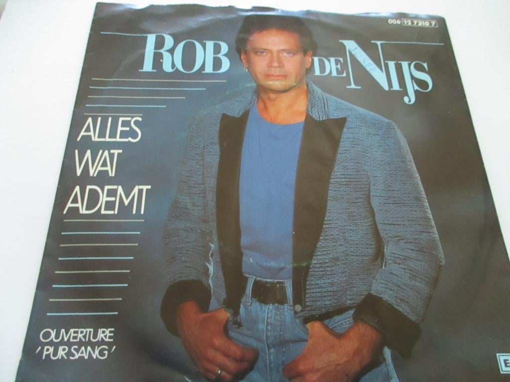 Rob de Nijs _ Alles wat ademt / Ouverture pur sang = 1984, Ophalen of Verzenden, Zo goed als nieuw, Pop