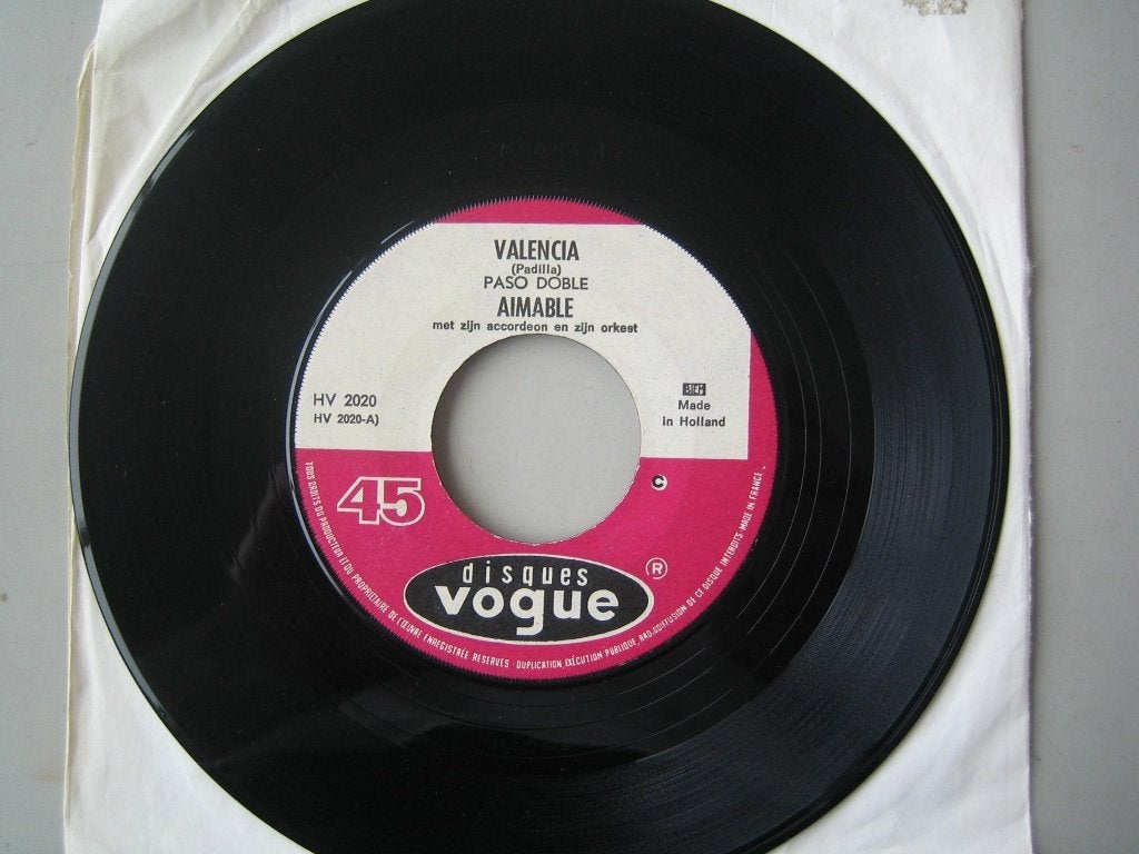 Aimable - Valencia, Gebruikt, 7 inch, Single, Ophalen of Verzenden