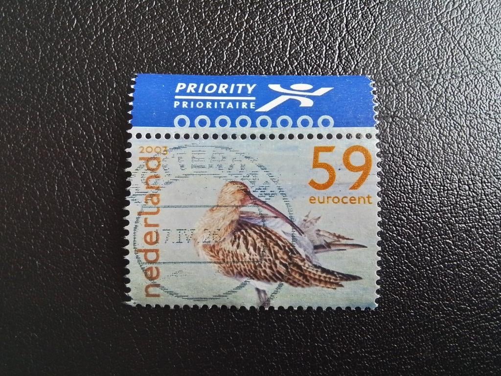 Nederland gestempeld 2003 vogel, Postzegels en Munten, Ophalen of Verzenden, Na 1940, Gestempeld