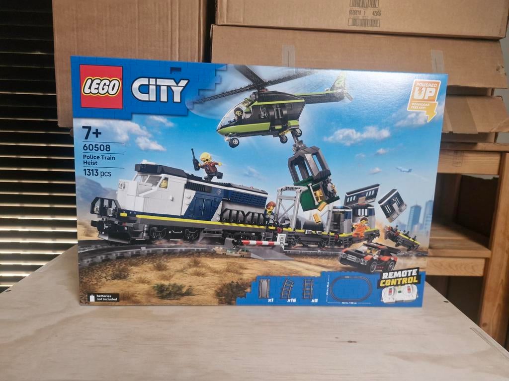 Lego City 60508 Police Train Heist, City, Lego, Nieuw, Ophalen of Verzenden