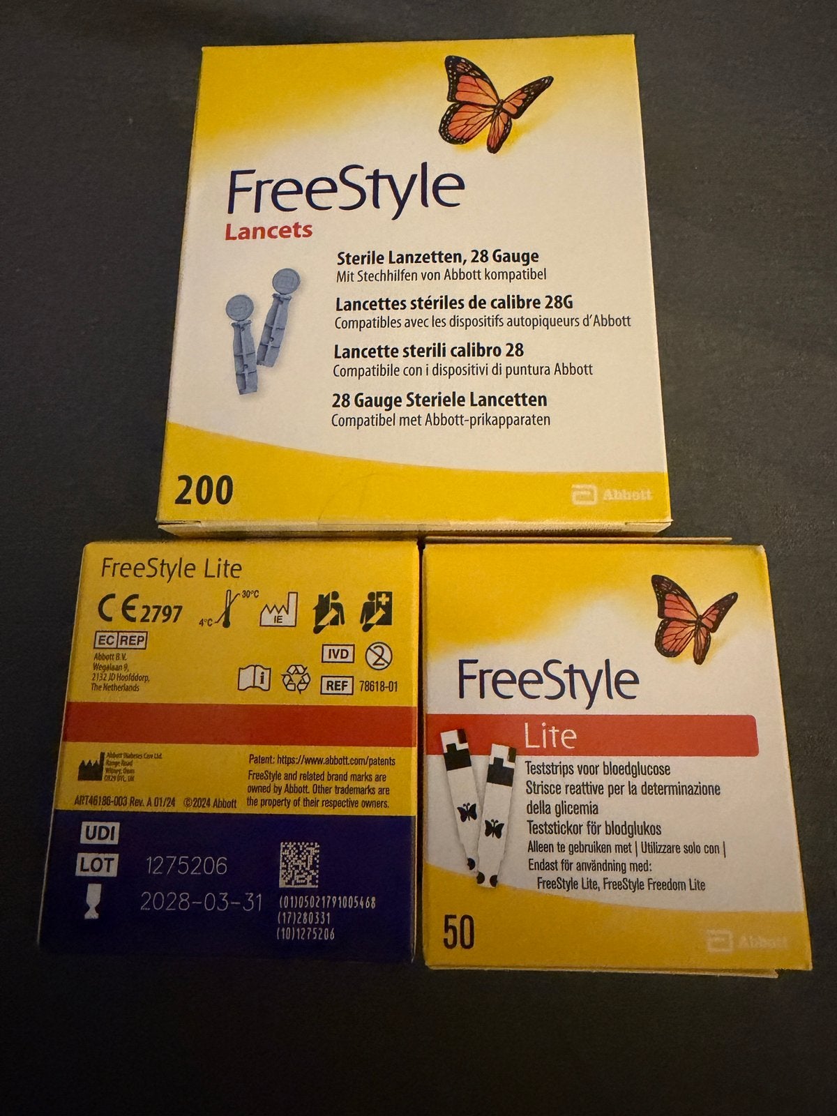 Freestyle lite teststrips en lancetten, Ophalen, Nieuw