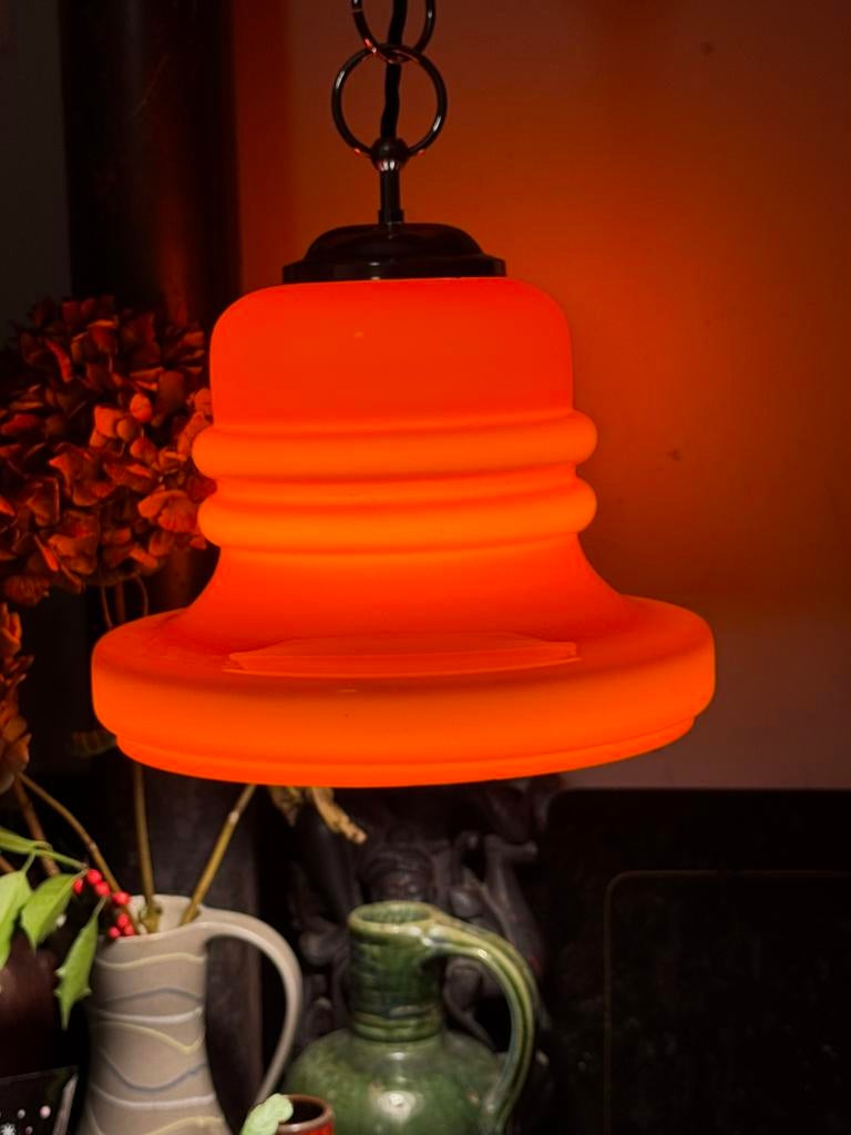 Hanglamp,sixties,zeventies,POP, SpaceAge,Mid-Century,vintage, Gebruikt, Ophalen of Verzenden, SIXTIES,ZEVENTIES,POP,SPACE AGE,MID-CENTURY