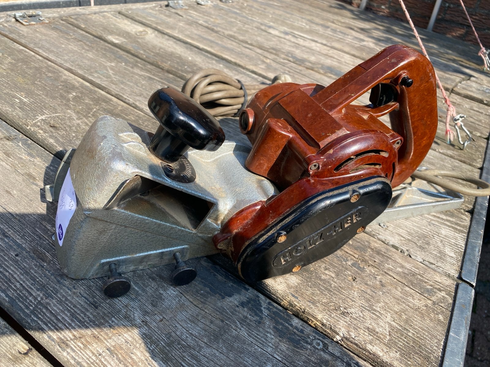 HOLZ-HER EHO-75 elektrische schaafmachine, Doe-het-zelf en Verbouw, Ophalen of Verzenden, Gebruikt