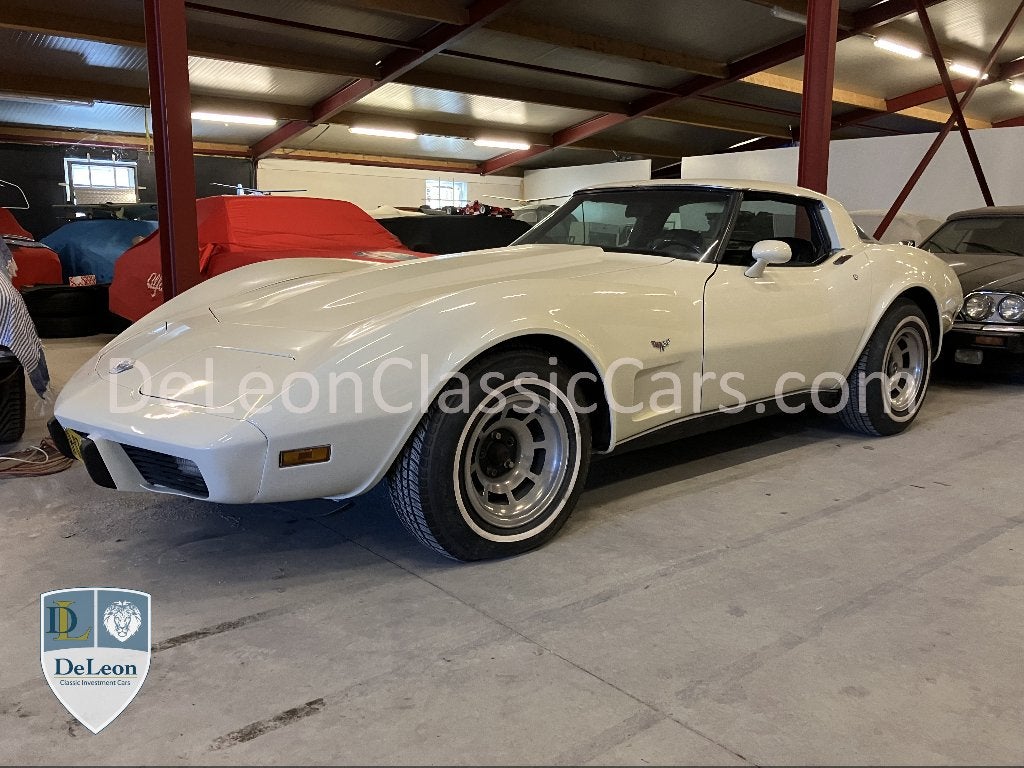 1978 Corvette Targa Grote achterruit, Auto's, Chevrolet, Automaat, 8 cilinders, Overige carrosserieën, Wit