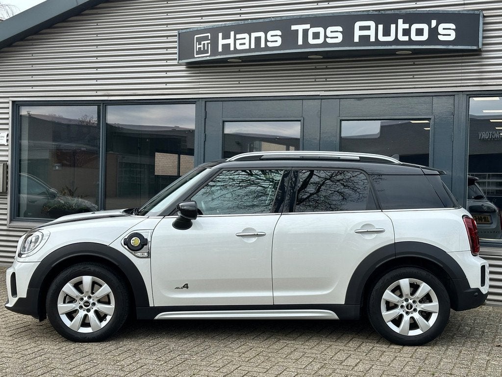 Mini Mini Countryman Cooper SE 220pk ALL4 Chili / LEER / Ada, Auto's, Mini, Automaat, Gebruikt, Countryman, Wit