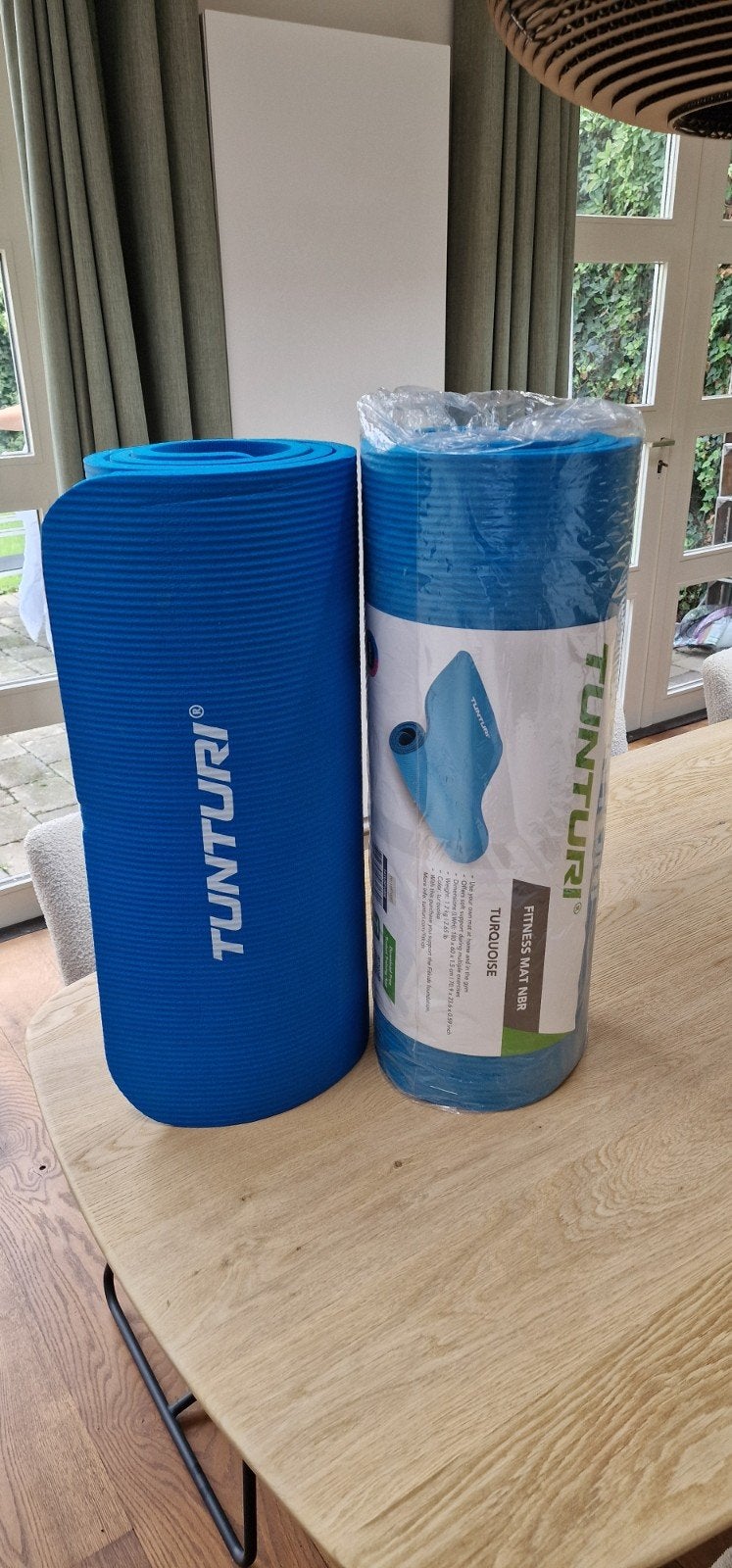 👍Tunturi Fitnessmat NBR - Nieuw en Zo goed als nieuw👌, Ophalen of Verzenden, Nieuw, Fitnessmat