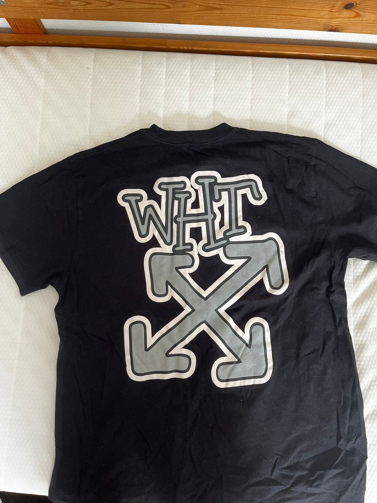 Off White shirt Maat L, Kleding | Heren, T-shirts, Ophalen of Verzenden, Zo goed als nieuw, Zwart
