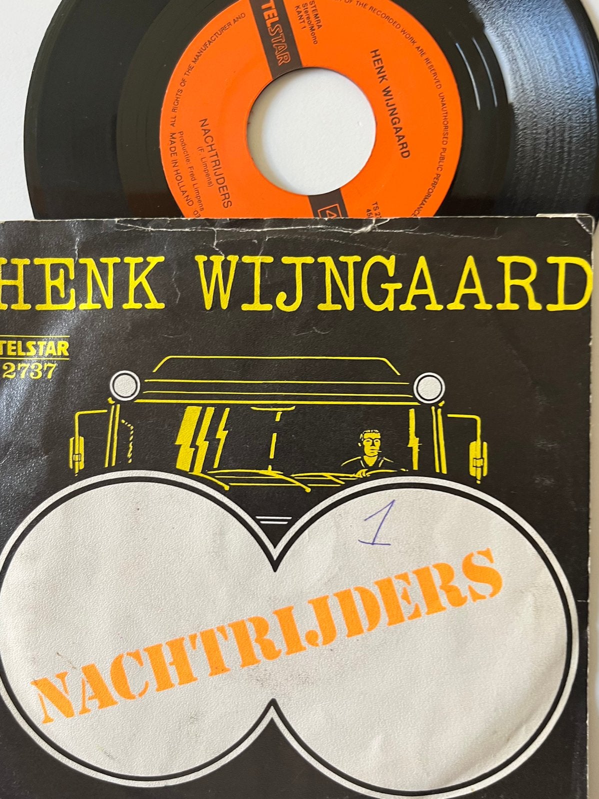 Henk Wijngaard “ Nachtrijders “, Ophalen of Verzenden, Zo goed als nieuw, Overige formaten, Levenslied of Smartlap