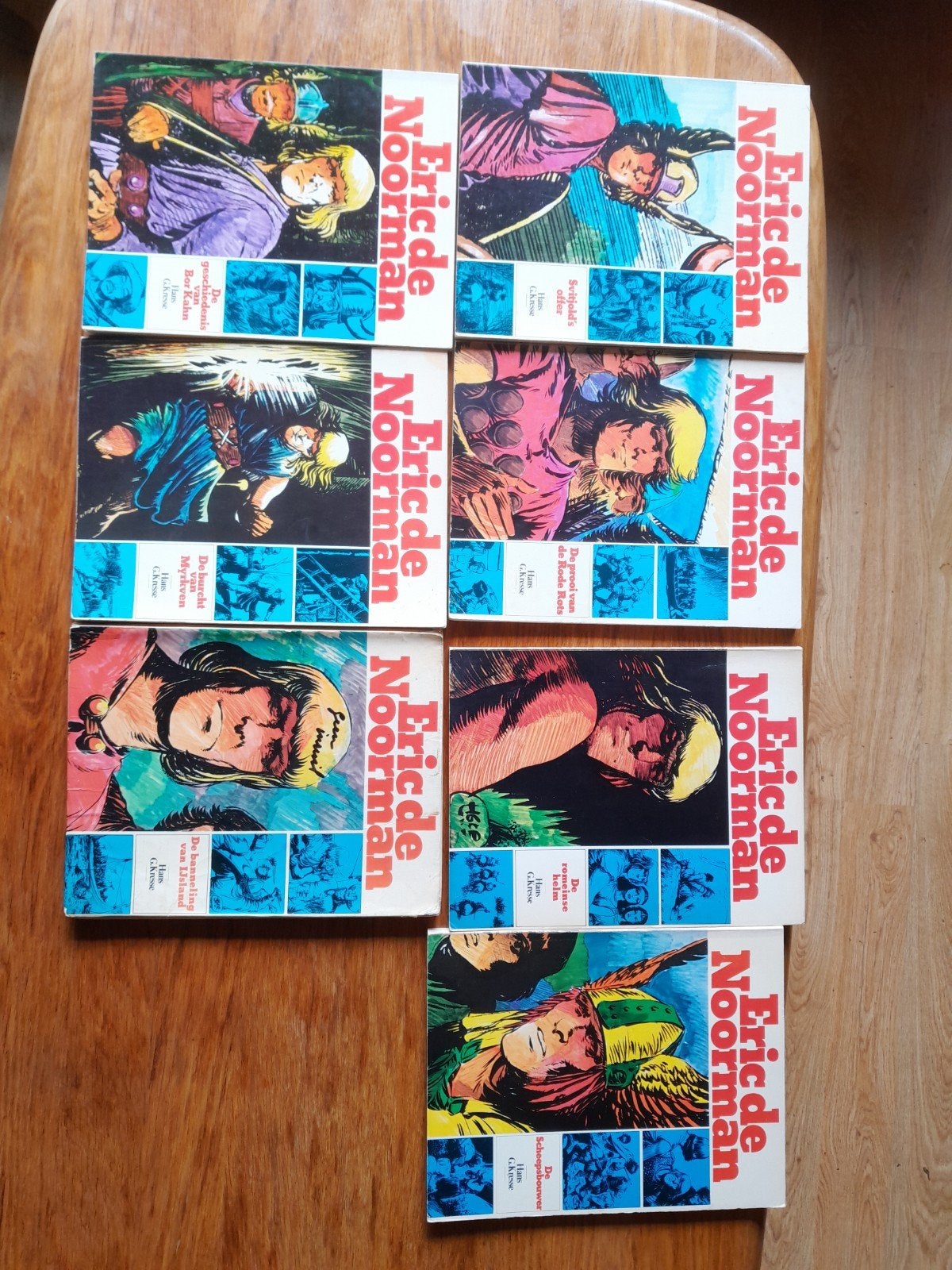 Stripboeken Erik de Noorman, Complete serie of reeks, Ophalen, Gelezen, Europa