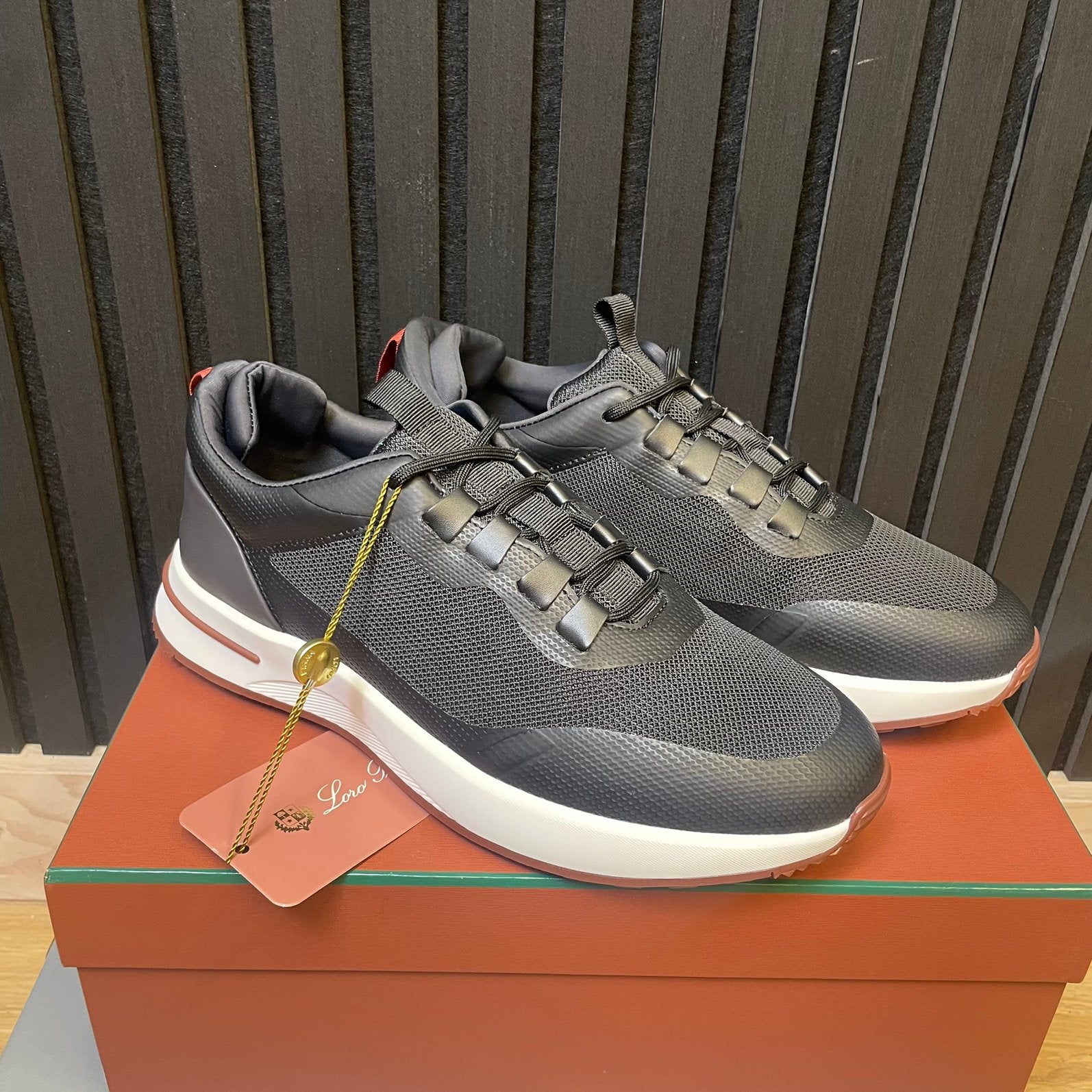 Loro Piana Weekend Walk Zwart - Heren Schoenen Nieuw, Kleding | Heren, Schoenen, Ophalen of Verzenden, Zwart, Sneakers of Gympen