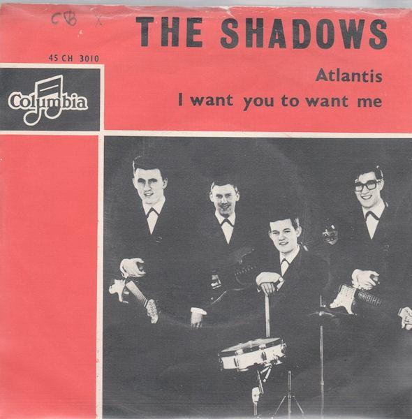 The Shadows – Atlantis  sixties instr beat surf, Fotohoes, 7 inch, Single, Ophalen of Verzenden