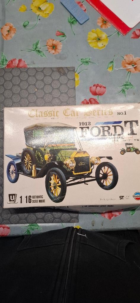 Union 1/16 1912 Ford Model T modelbouwpakket, ., Ophalen of Verzenden, Zo goed als nieuw, .