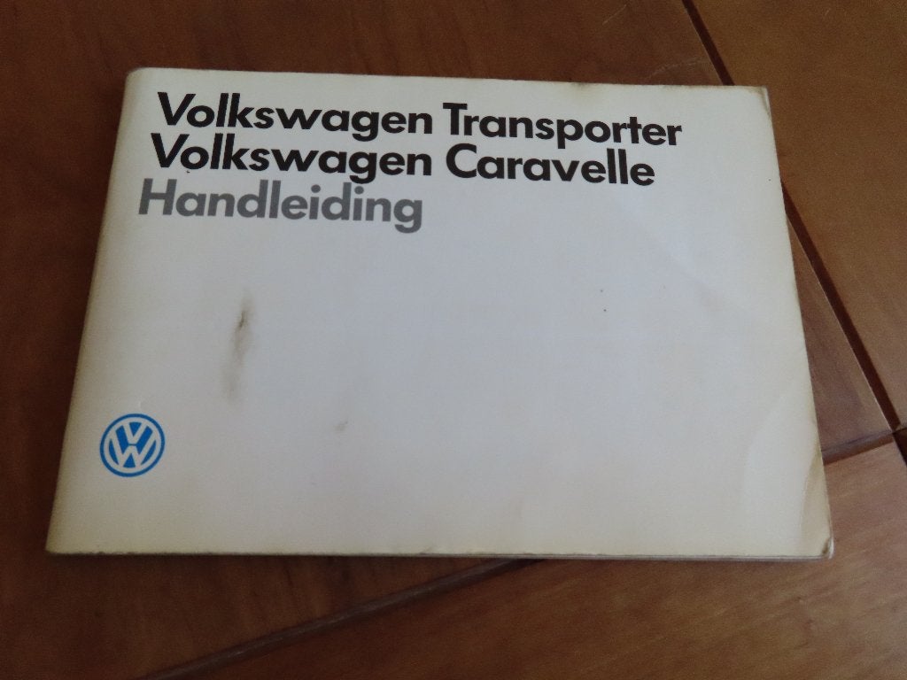 Instructieboek VW Transporter T3, VW Caravelle, VW Syncro 87, Ophalen of Verzenden