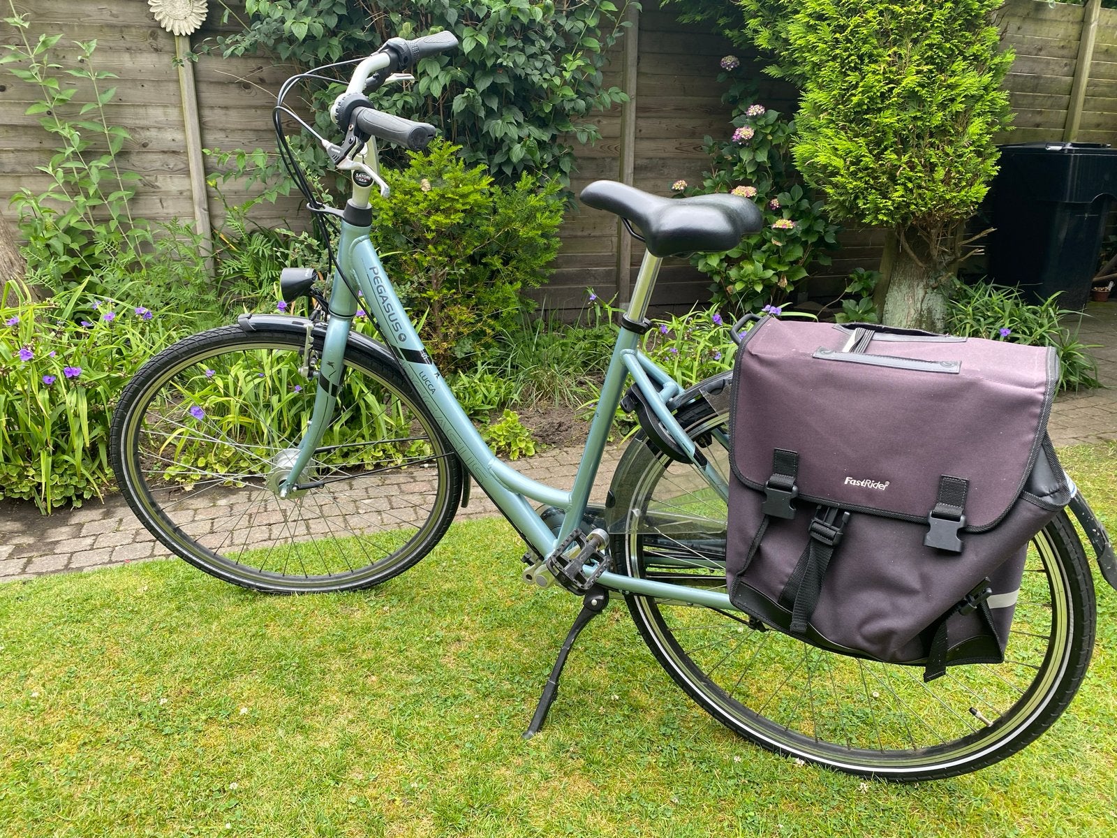 Pegasus Lucca damesfiets met lage instap en fietstassen, Fietsen en Brommers, Velgrem, 50 tot 53 cm, Ophalen, Overige merken